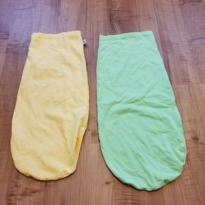 Two newborn swaddles